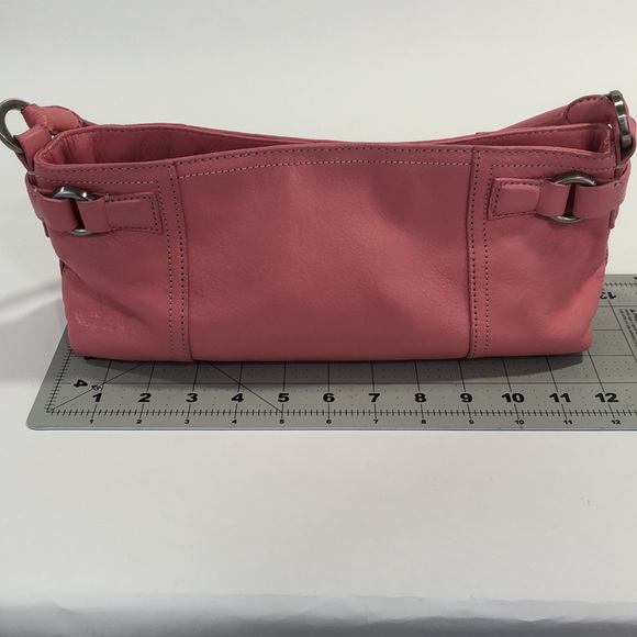Ann Taylor pink leather purse 👛 silver hardware - Picture 6 of 6